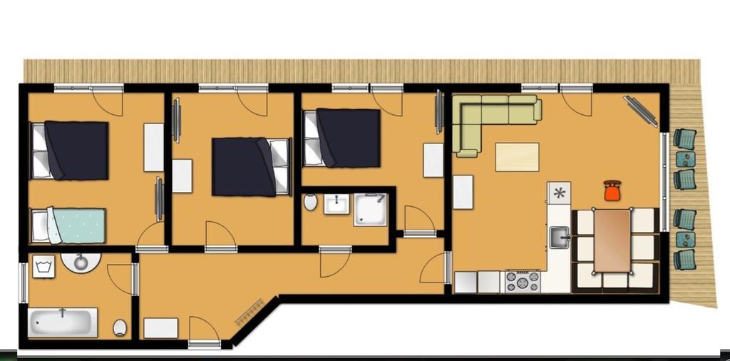 Appartement Kurz Top 1 เวสเทนดอร์ฟ ห้อง รูปภาพ
